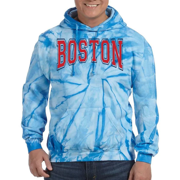 Boston Massachusetts Tie Dye Hoodie