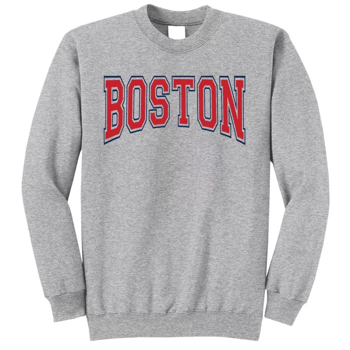 Boston Massachusetts Tall Sweatshirt