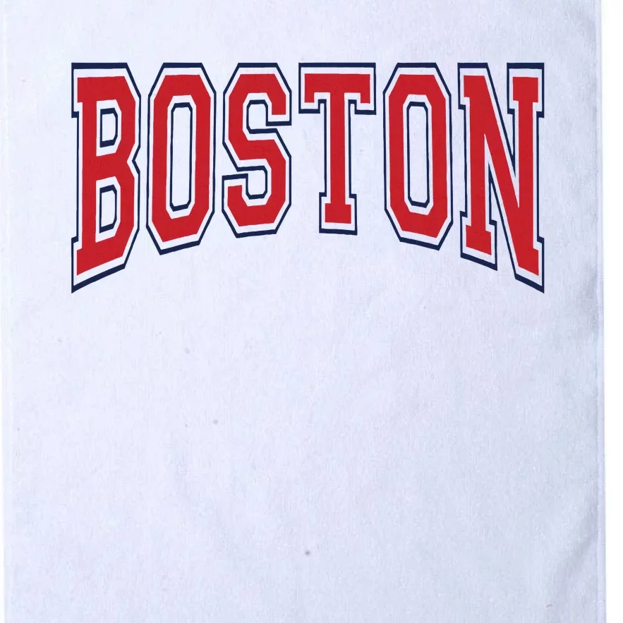 Boston Massachusetts Platinum Collection Golf Towel