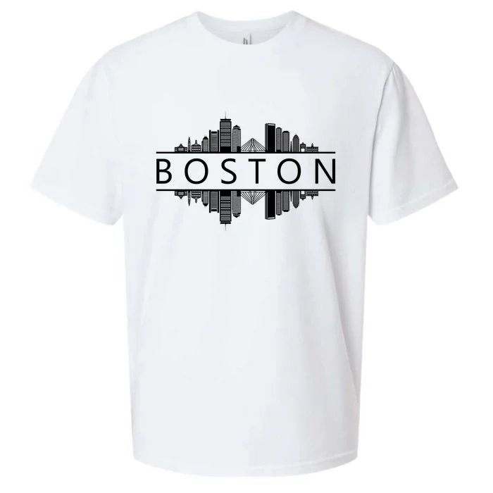 Boston Massachusetts Sueded Cloud Jersey T-Shirt