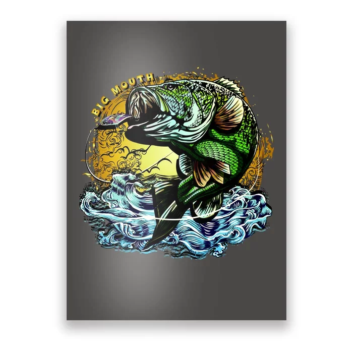 Big Mouth Bass Poster