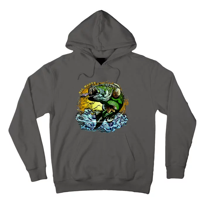 Big Mouth Bass Tall Hoodie