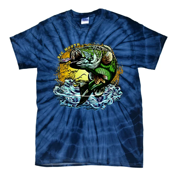 Big Mouth Bass Tie-Dye T-Shirt