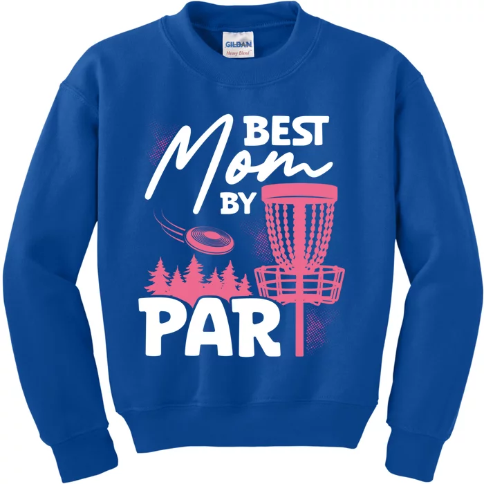 Best Mom By Par Ultimate Frisbee Gift Kids Sweatshirt