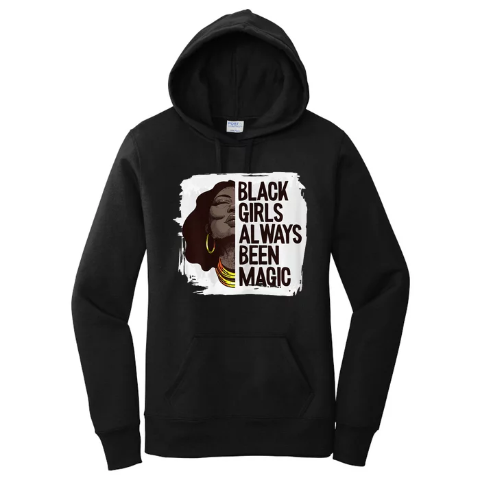 Black  Magic Black History Month BLM Melanin Afro Queen Women's Pullover Hoodie