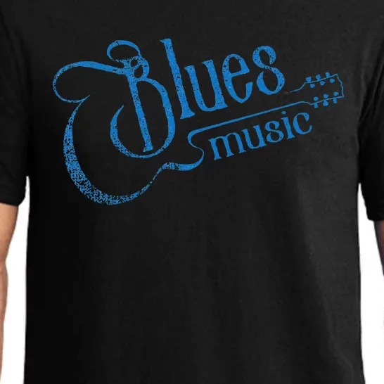 Blues Music Blues Lover Musician Guitarist Guitar Player Pajama Set