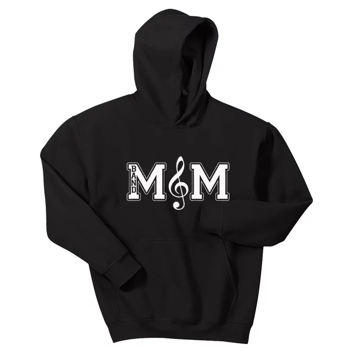 Band Mom Band Parent Gift For Band Fan Music Moms Kids Hoodie