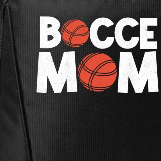 Bocce Mom Bocce Ball Player Mother Bocce Gift City Backpack