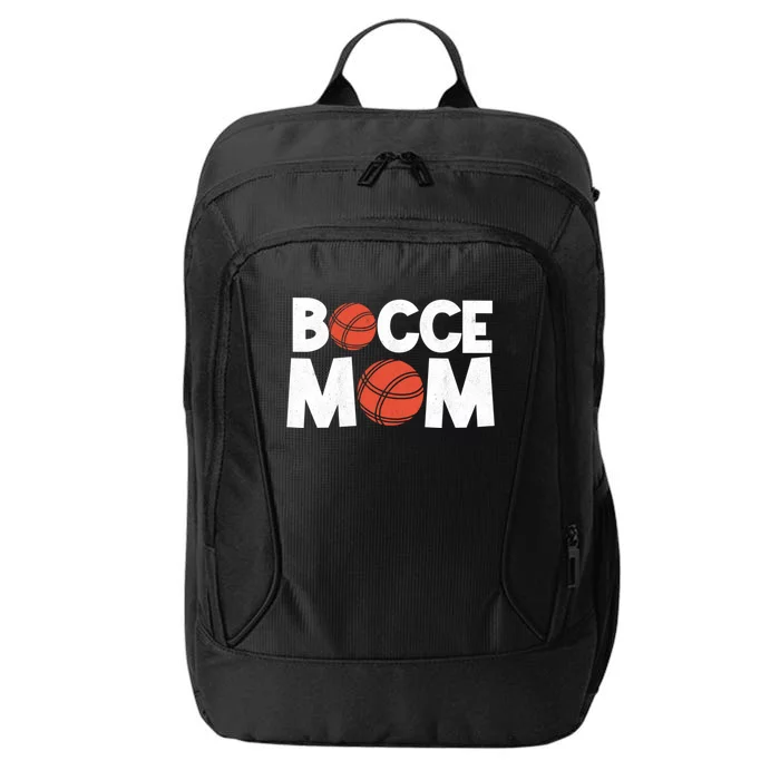 Bocce Mom Bocce Ball Player Mother Bocce Gift City Backpack