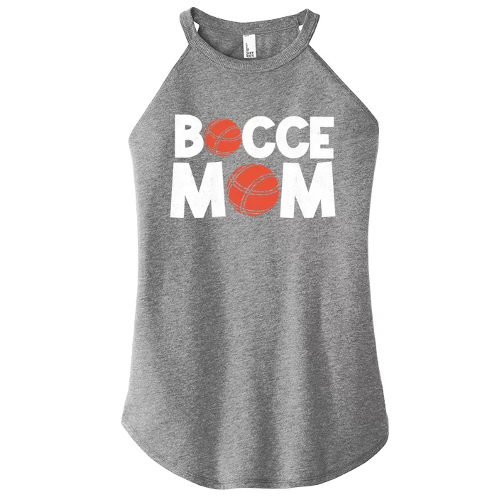 Bocce Mom Bocce Ball Player Mother Bocce Gift Women’s Perfect Tri Rocker Tank