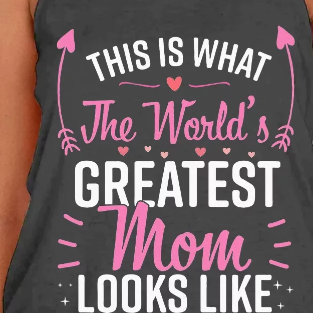 Best Mom Best Mother Women's Knotted Racerback Tank