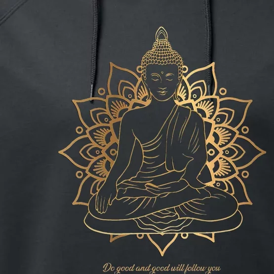 Buddha Mandala Buddhist Mindfulness Buddhism Spiritual Performance Fleece Hoodie