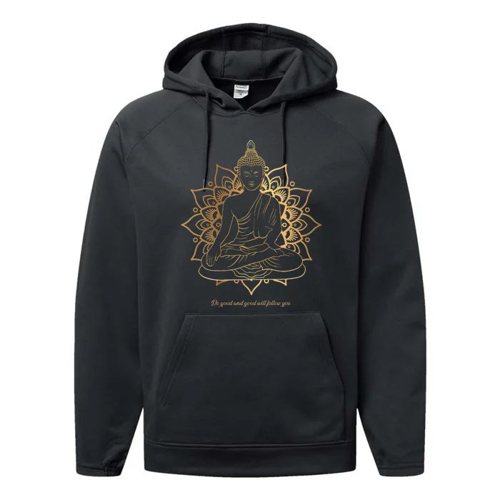 Buddha Mandala Buddhist Mindfulness Buddhism Spiritual Performance Fleece Hoodie