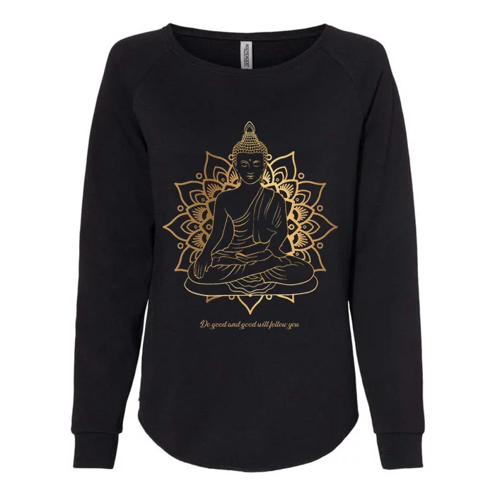 Buddha Mandala Buddhist Mindfulness Buddhism Spiritual Womens California Wash Sweatshirt