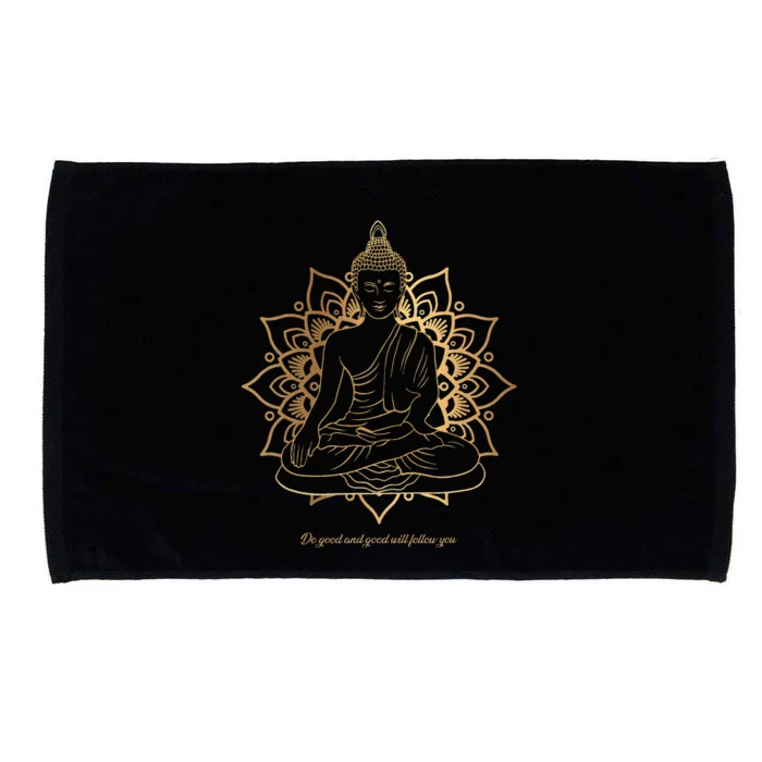 Buddha Mandala Buddhist Mindfulness Buddhism Spiritual Microfiber Hand Towel