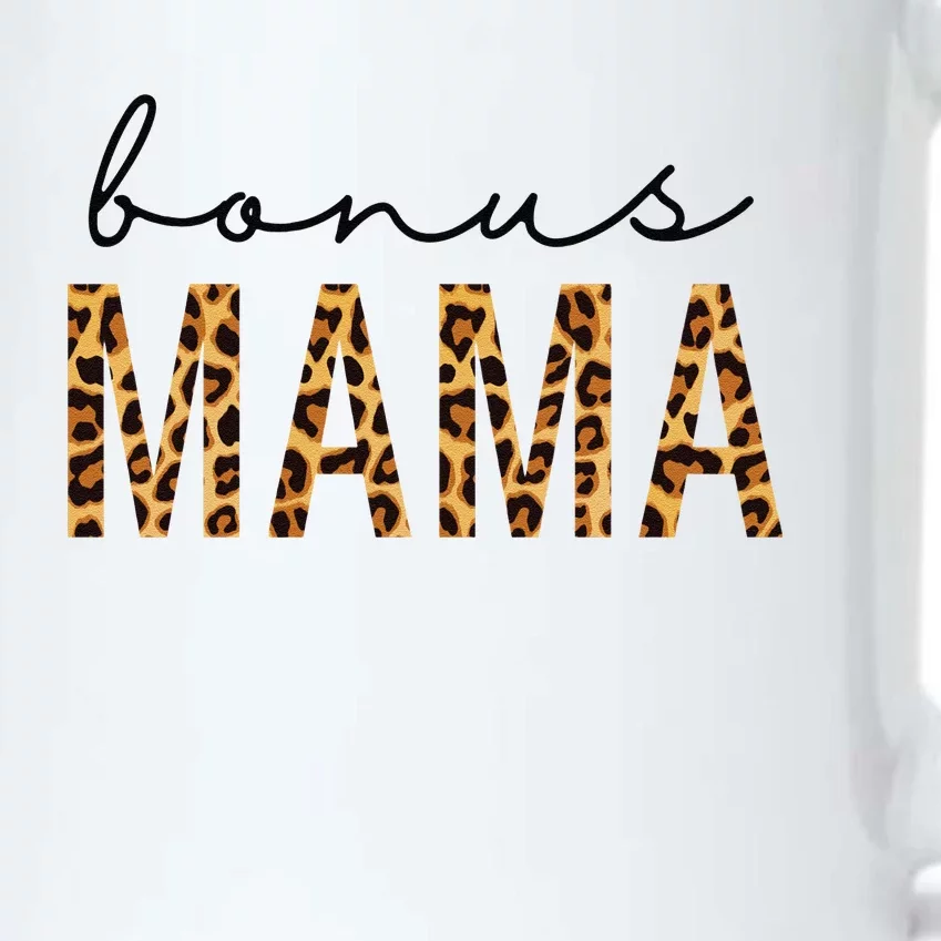 Bonus Mama Bonus Mom Stepmom Leopard Print MotherS Day Gift Black Color Changing Mug