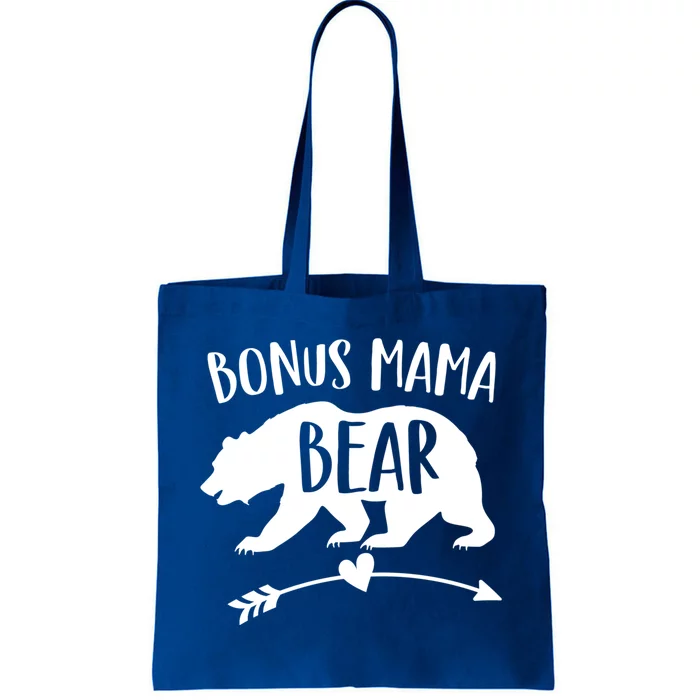 Bonus Mama Bear Best Step Mom Ever Stepmom Stepmother Gift Tote Bag