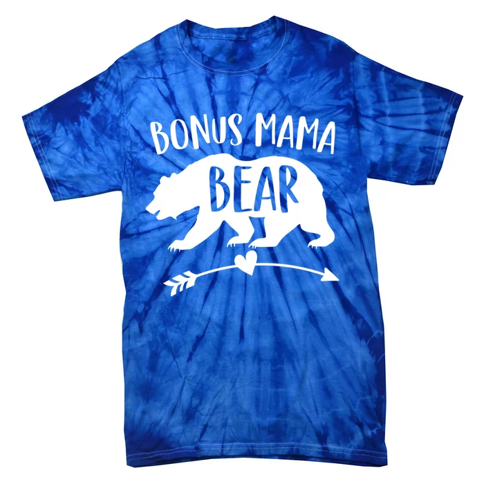 Bonus Mama Bear Best Step Mom Ever Stepmom Stepmother Gift Tie-Dye T-Shirt