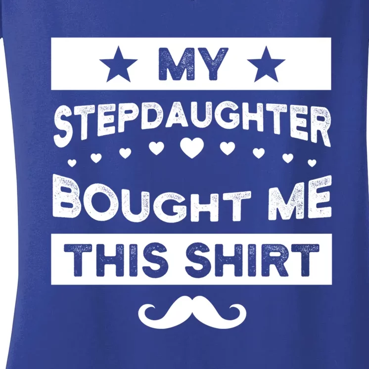 Being My Bonus Dad Is Really Bonus Father Stepdad Gift Women's V-Neck T-Shirt