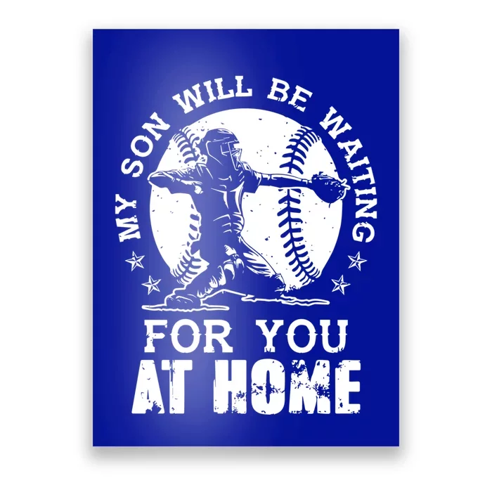 Baseball Mom Baseball Dad Merchandise Gift Poster