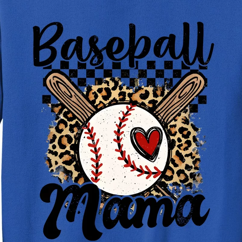 Baseball Mama Baseball Mom Family Funny Tall Sweatshirt