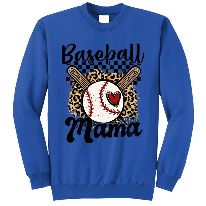 Baseball Mama Baseball Mom Family Funny Tall Sweatshirt