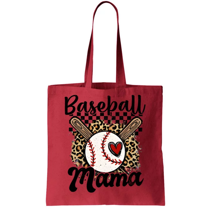 Baseball Mama Baseball Mom Family Funny Tote Bag