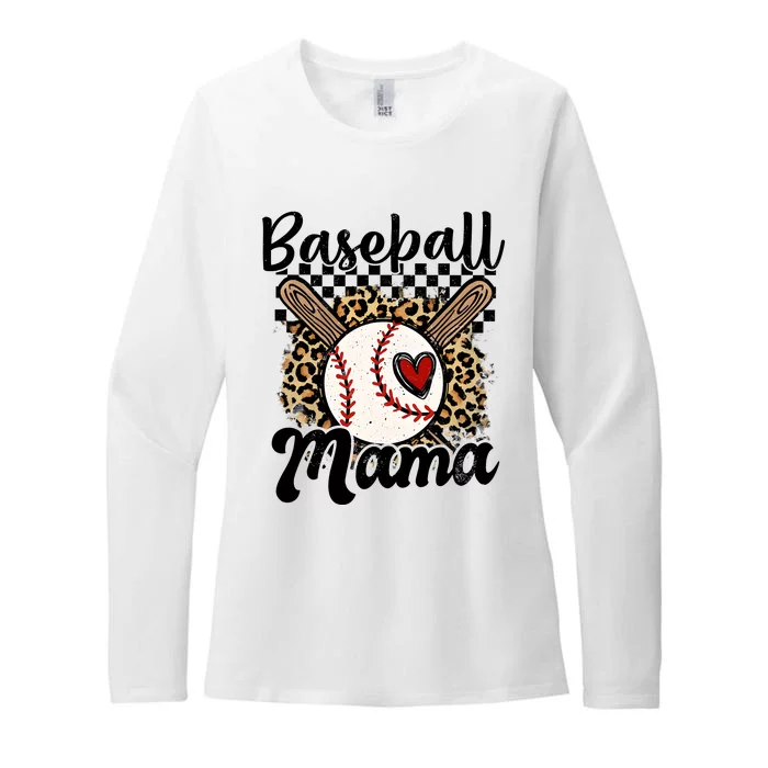 Baseball Mama Baseball Mom Family Funny Womens CVC Long Sleeve Shirt