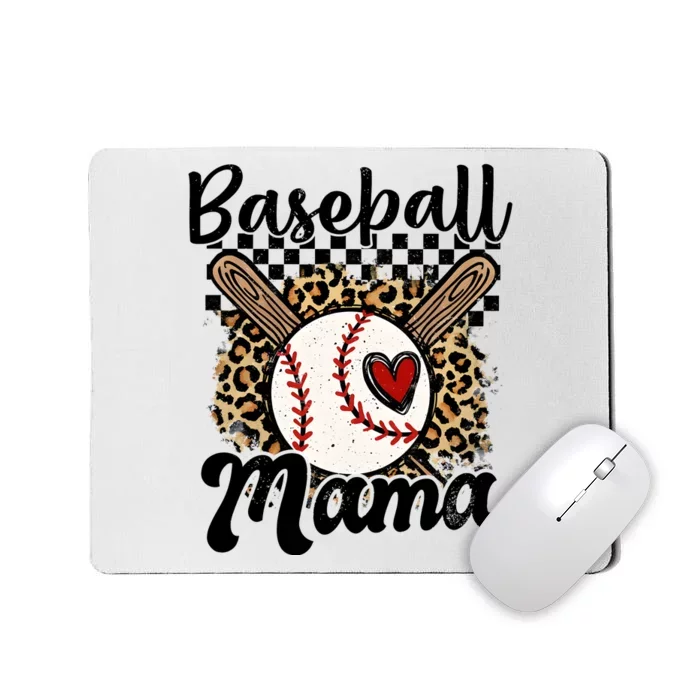 Baseball Mama Baseball Mom Family Funny Mousepad