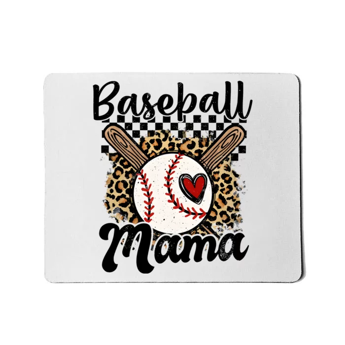 Baseball Mama Baseball Mom Family Funny Mousepad