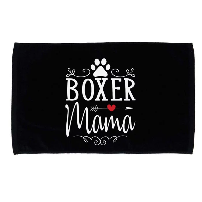 Boxer Mama Boxer Dog Gift For Boxer Lover Microfiber Hand Towel