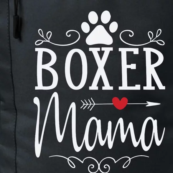 Boxer Mama Boxer Dog Gift For Boxer Lover Daily Commute Backpack