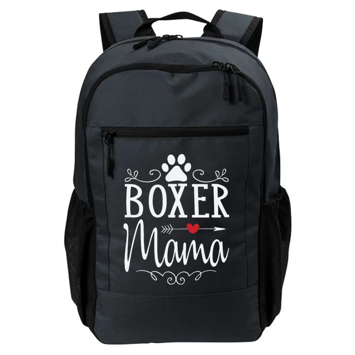 Boxer Mama Boxer Dog Gift For Boxer Lover Daily Commute Backpack