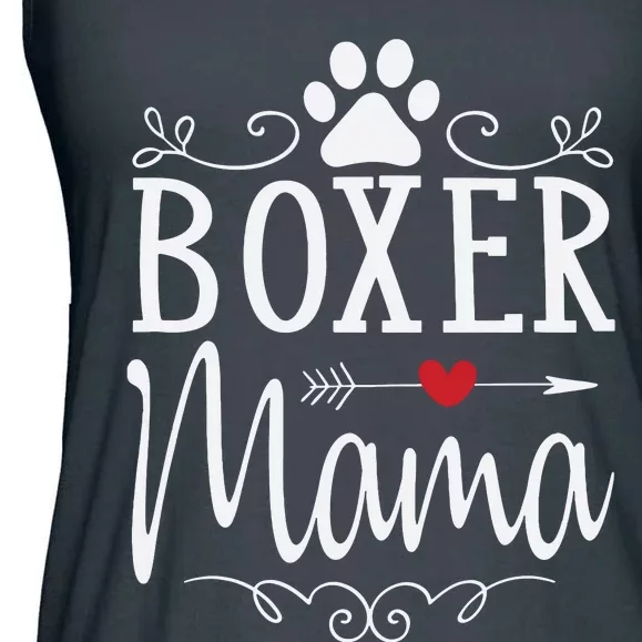 Boxer Mama Boxer Dog Gift For Boxer Lover Ladies Essential Flowy Tank