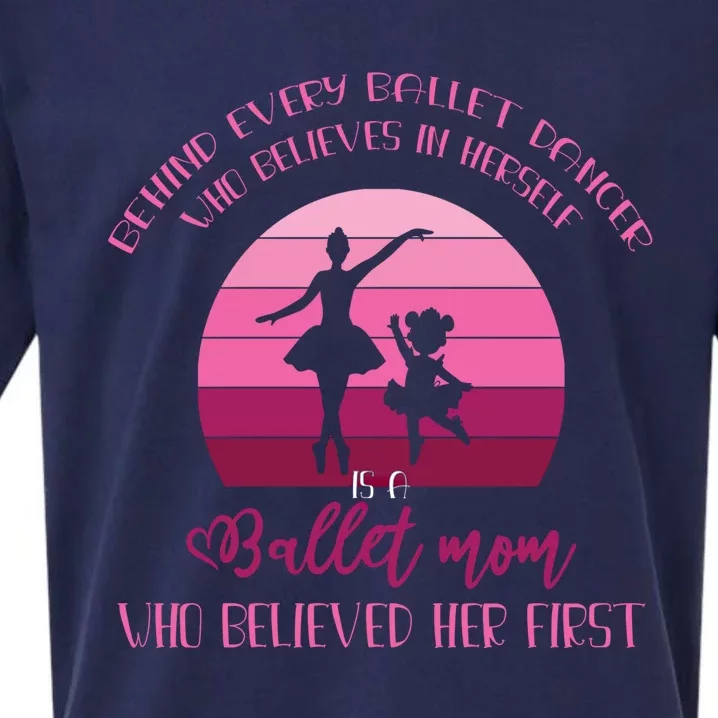 Ballet Mom Ballerina Love To Dance Ballet Gift Sueded Cloud Jersey T-Shirt