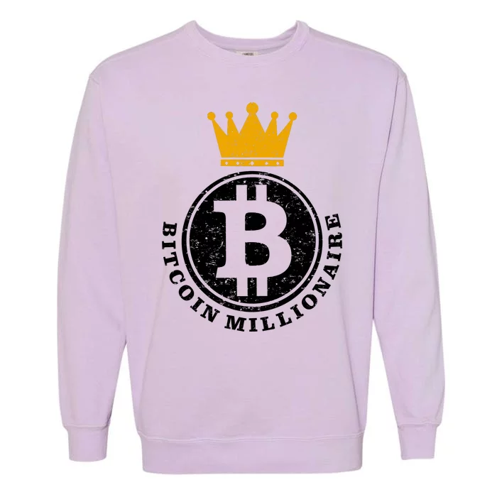 Bitcoin Millionare Garment-Dyed Sweatshirt