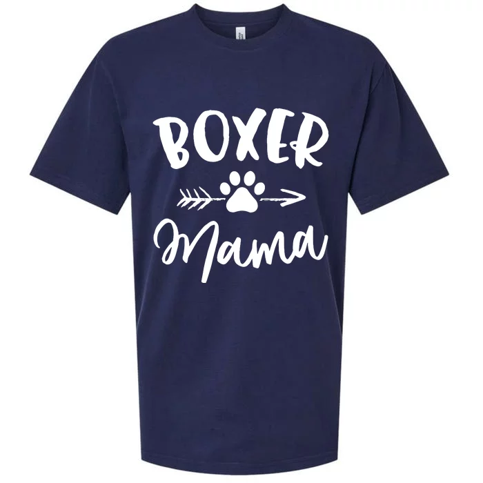 Boxer Mama Boxer Lover Owner Gift Boxer Dog Mom Sueded Cloud Jersey T-Shirt