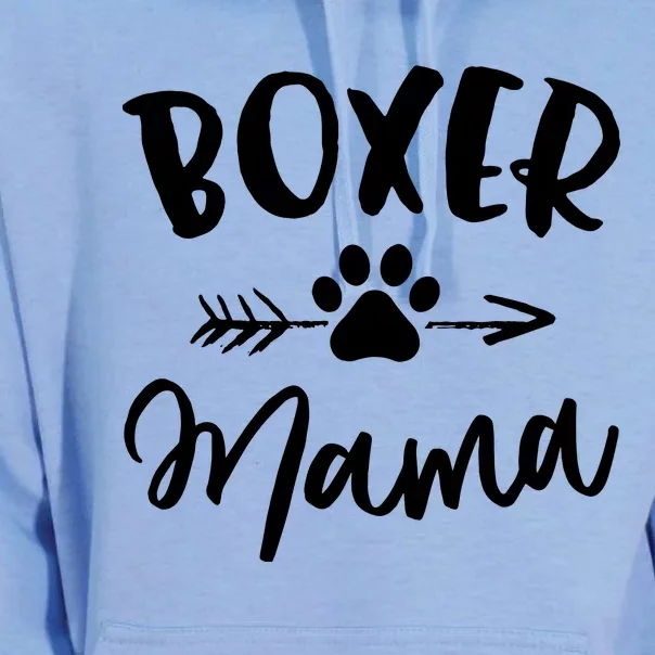 Boxer Mama Boxer Lover Owner Gift Boxer Dog Mom Unisex Surf Hoodie