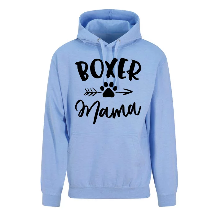 Boxer Mama Boxer Lover Owner Gift Boxer Dog Mom Unisex Surf Hoodie