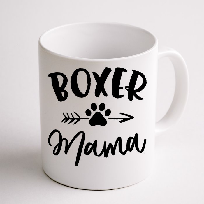 Boxer Mama Boxer Lover Owner Gift Boxer Dog Mom Front & Back Coffee Mug