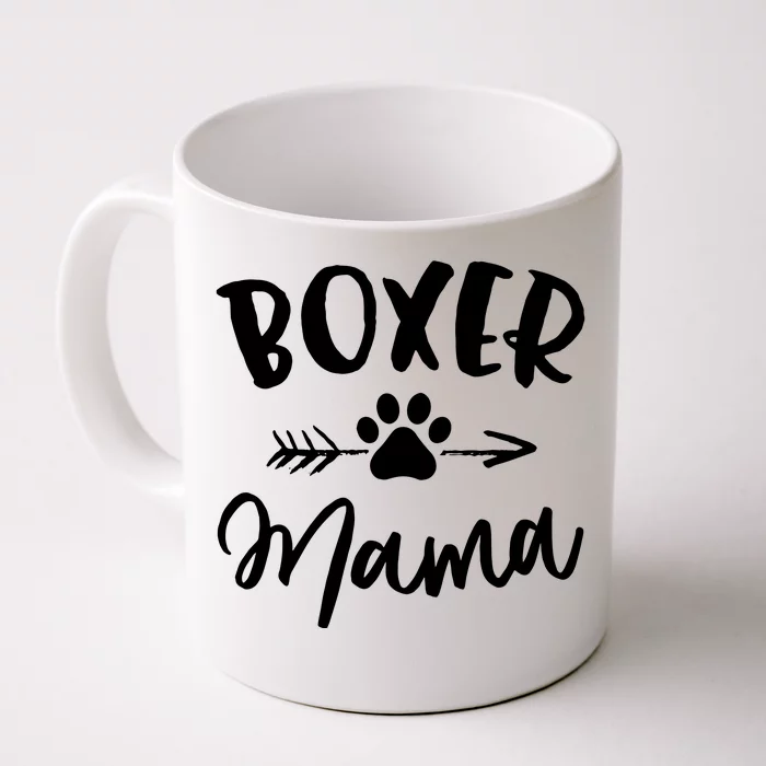 Boxer Mama Boxer Lover Owner Gift Boxer Dog Mom Front & Back Coffee Mug