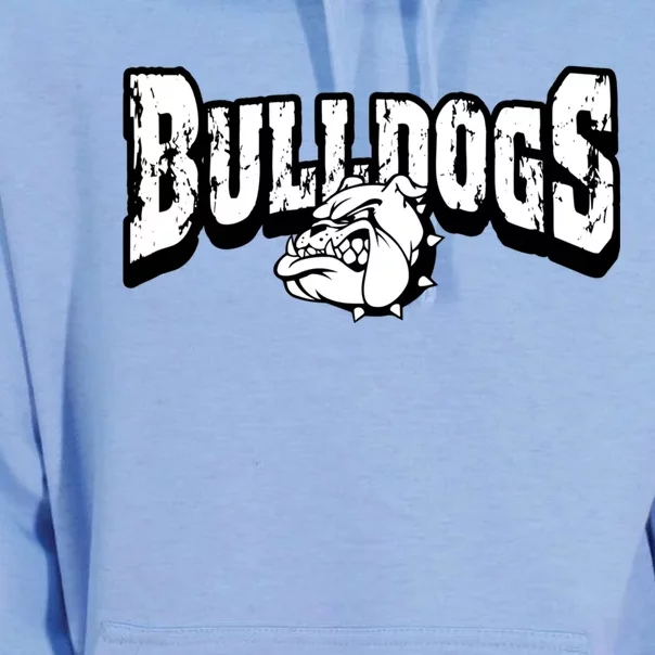 Bulldogs Mascot Back To School Team Spirit Unisex Surf Hoodie