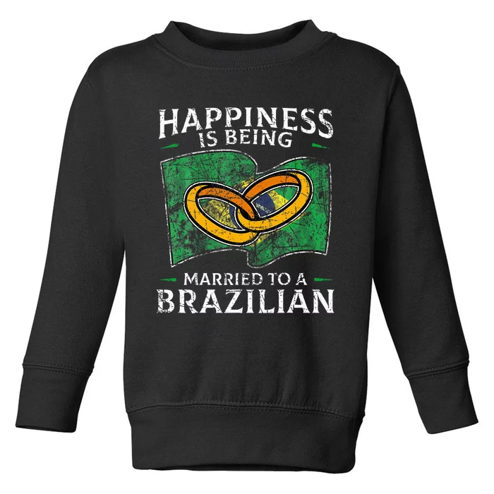 Brazilian Marriage Brazil Married Flag Wedded Culture Toddler Sweatshirt