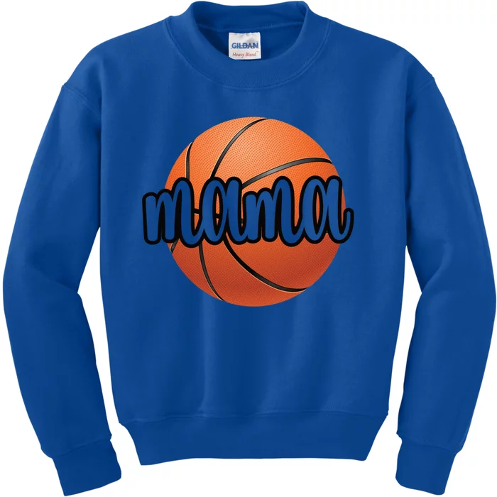 Basketball Mama Basketball Mom Of A Basketball Player Cool Gift Kids Sweatshirt