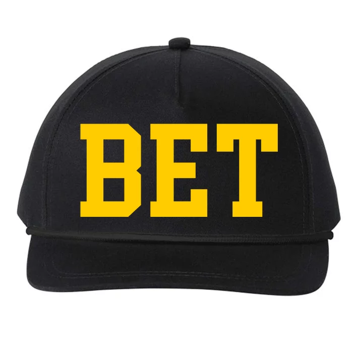 Bet Michigan Snapback Five-Panel Rope Hat