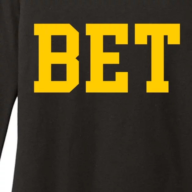 Bet Michigan Womens CVC Long Sleeve Shirt