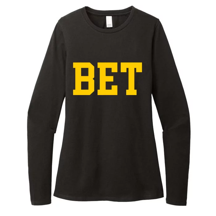 Bet Michigan Womens CVC Long Sleeve Shirt