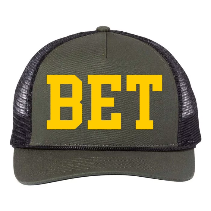 Bet Michigan Retro Rope Trucker Hat Cap