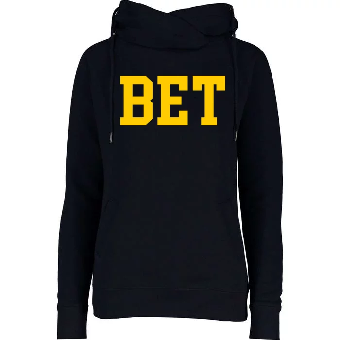 Bet Michigan Womens Funnel Neck Pullover Hood