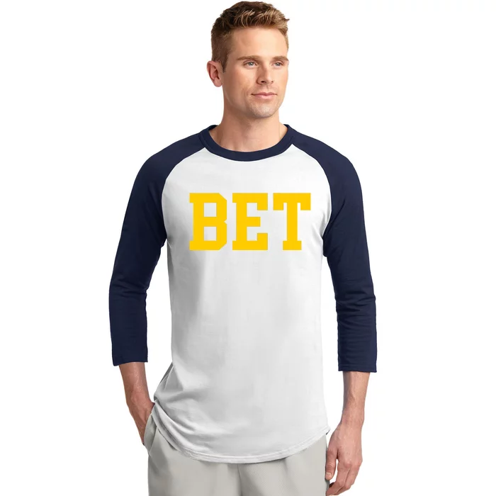 Bet Michigan Baseball Sleeve Shirt